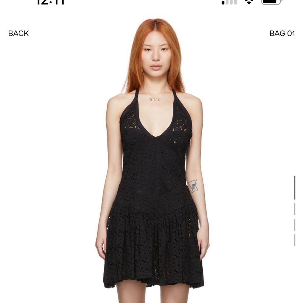 ROSE MURDOCH BLACK LACE DRESS